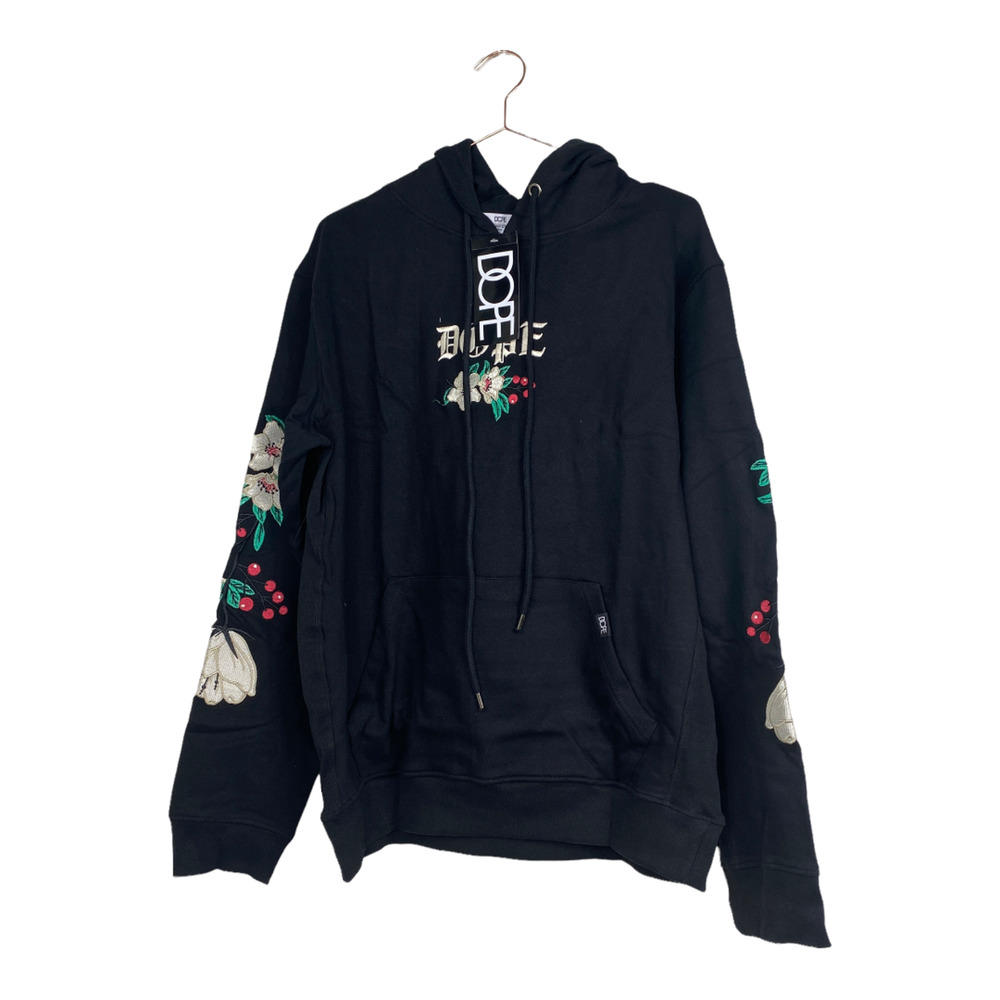 DOPE Black Floral Hoodie